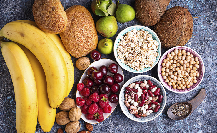 alimentos ricos em fibra